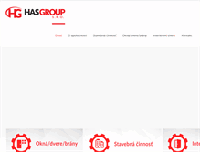 Tablet Screenshot of hasgroup.sk